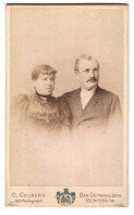 Fotografie C. Colberg, Bad Oeynhausen, Klosterstr. 13, Junges Paar In Hübscher Kleidung  - Anonyme Personen