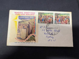 22-5-2024 (5 Z 49) New Zealand Older FDC - (posted To Australia) 1964 - Christmas - FDC