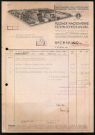 Rechnung Fulda 1948, Fuldaer Wachswerke Eickenscheid Akt.-Ges., Werksansicht  - Otros & Sin Clasificación