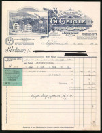 Rechnung Nagold 1931, Waldsamen-Handlung Ch. Geigle, Blick Auf Das Werk  - Autres & Non Classés
