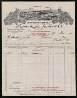 Rechnung Cleve 1912, Margarinen Werke Wahnschafffe, Muller & Co., Werksanlage  - Altri & Non Classificati