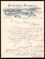 Rechnung Kandern / Baden 1902, Lederfabrik Gebrüder Kramer, Werksanlagen  - Other & Unclassified