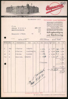 Rechnung Wuppertal 1940, Textil- Und Kunstlederwerk Capama, Vorsteher & Bünger, Blick Auf Das Werk  - Otros & Sin Clasificación