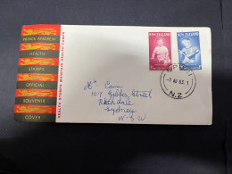 22-5-2024 (5 Z 49) New Zealand Older FDC - (posted To Australia) 1963 - Health Cover With Prince Andrew - FDC