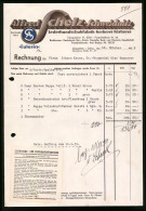 Rechnung Schweidnitz I. Schl. 1939, Lederhandschuhfabrik, Geberei Und Färberei Alfred Scholz, Fimenlogo  - Altri & Non Classificati