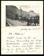 Briefkopf 1940, Gebirgstruppe Auf Dem Marsch  - Sonstige & Ohne Zuordnung