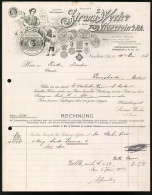 Rechnung Nierstein 1913, Sirona-Werke Von A. Sander, Medaillen  - Autres & Non Classés