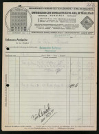 Rechnung Hannover 1940, Unterelbesche Einkaufs-Kom.-Ges. W. Wallstab, Front Des Verkaufshauses  - Altri & Non Classificati
