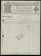 Rechnung Hannover 1940, Frontansicht Des Textilhaus Unterelbsche Einkaufs-Kom.-Ges. W. Wallstab  - Sonstige & Ohne Zuordnung