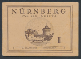 Raumbildalbum Nürnberg Vor Dem Krieg II, Mit 14 Plastoreoskop-Ansichten, Pegnitzwehr, Burg, Wassermühle, Frauentor  - Zonder Classificatie