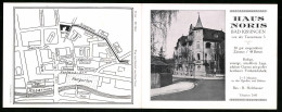 Vertreterkarte Bad Kissingen, Hotel Haus Noris, Von Der Tannstr. 3, Garten Mit Hinterhaus, Frühstückshalle, Skizze  - Non Classificati