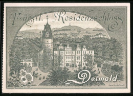 Vertreterkarte Detmold, Fürstliches Residenzschloss  - Non Classés