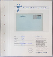 Württemberg DP 41 Postfrisch Auf Borekseite + Garantie #JX551 - Postwaardestukken