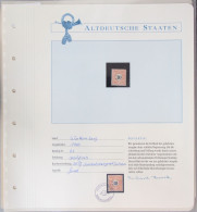 Württemberg 61 Postfrisch Auf Borekseite + Garantie #JX547 - Mint