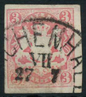 WAPPEN-AUSGABE 1867-1868 Nr 15 Zentrisch Gestempelt X77AB8A - Oblitérés