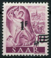 SAARLAND 1947 Nr 228ZII-I Postfrisch X77AD3A - Unused Stamps