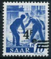 SAARLAND 1947 Nr 231ZII Postfrisch X77AD46 - Ungebraucht