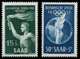 SAARLAND 1952 Nr 314-315 Postfrisch X77AD72 - Unused Stamps