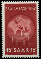 SAARLAND 1952 Nr 317 Postfrisch X77AD8A - Neufs