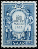 SAARLAND 1953 Nr 342 Postfrisch X77AD96 - Unused Stamps