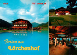 73947880 Erpfendorf_Tirol_AT Ferien Am Laerchenhof Gasthof Restaurant Swimming P - Sonstige & Ohne Zuordnung