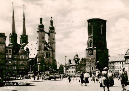 73906394 Halle  Saale Marktplatz Kirche - Halle (Saale)