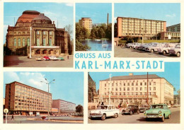 73906364 Karl-Marx-Stadt Opernhaus Schlossteich Interhotel Moskau Brueckenstrass - Chemnitz