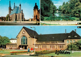 73906336 Koethen Anhalt St Jakobskirche Rathaus Hubertusteich Bahnhof - Koethen (Anhalt)