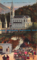 R112429 Lourdes. La Grotte Et La Basilique. LL. No 327. B. Hopkins - Welt