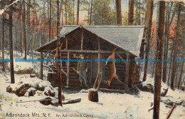 R110799 Adirondack Mts. N. Y. An Adirondack Camp. B. Hopkins - Welt