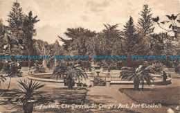 R110808 Fountain. The Gardens. St. Georges Park. Port Elizabeth. Valentine. B. H - Welt
