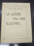 La Guerre 1914-1918 Illustrée N° 31 - Zonder Classificatie