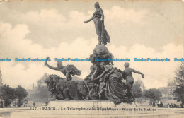 R112465 Paris. Le Triomphe De La Republique. Place De La Nation. No 247. B. Hopk - Welt