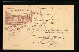 AK Bludenz, Fabrique De Chocolat Suchard, Grand Prix Paris 1900, Schokoladen-Reklame, Ganzsache  - Sonstige & Ohne Zuordnung