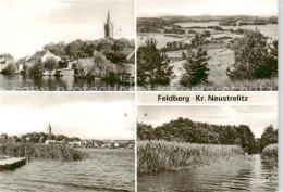 73867568 Feldberg Mecklenburg Am Haussee Blick Vom Huettenberg Seerosen Kanal Fe - Sonstige & Ohne Zuordnung