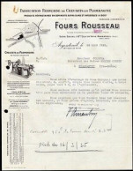 Facture FOURS ROUSSEAU à Argenteuil Fabrication De Creusets En Plombagine - Zonder Classificatie