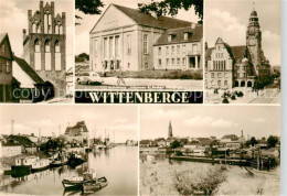 73867452 Wittenbergen Elbe Steintor Kulturhaus Johannes R Becher Rathaus Hafenpa - Sonstige & Ohne Zuordnung