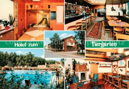 73867347 Velen Hotel Zum Tiergarten Rsstaurant Cafe Kegelbahn Freibad Velen - Altri & Non Classificati