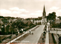 73833325 Werne  Lippe Muenster Westfalen Steinstrasse Mit Pfarrkirche  - Münster