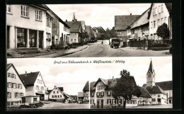 AK Böhmenkirch B. Weissenstein, Dorfpartie, Rathaus Und Kirche, Strassenpartie  - Autres & Non Classés