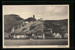 AK Schelklingen, Ortspartie Mit Schlossberg  - Schelklingen