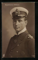 AK Kapitänleutnant Weddigen In Uniform Mit Orden  - Warships