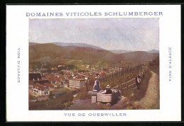 CPA Guebwiller, Domaines Viticoles Schlumberger, Vins D`Alsace, Vue Générale  - Guebwiller