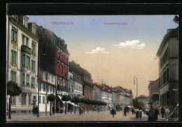 CPA Mülhausen, Colmarerstrasse Avec Tramway  - Colmar