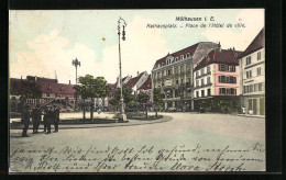 CPA Mülhausen, Hôtel De Villeplatz  - Andere & Zonder Classificatie