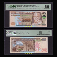 Guatemala 100 Quetzales, 2021, Paper, Lucky Number 888, PMG66 - Guatemala
