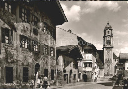 72197809 Mittenwald Karwendel Tirol Obermarkt Mit Pfarrkirche Karwendel - Altri & Non Classificati