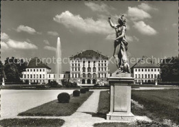 72196225 Muenchen Schloss Nymphenburg Fontaene Statue Muenchen - München