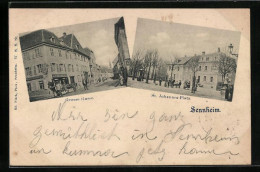 CPA Sennheim, Grosse Gasse, St. Johannes-Platz  - Andere & Zonder Classificatie