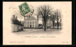 CPA Dhuizon, La Mairie Et Le Presbytère  - Sonstige & Ohne Zuordnung